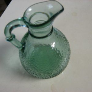 Canada vintage 4 inch pitcher    green